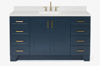 Ariel taylor (60"& 61") rectangle sink vanity with countertop.