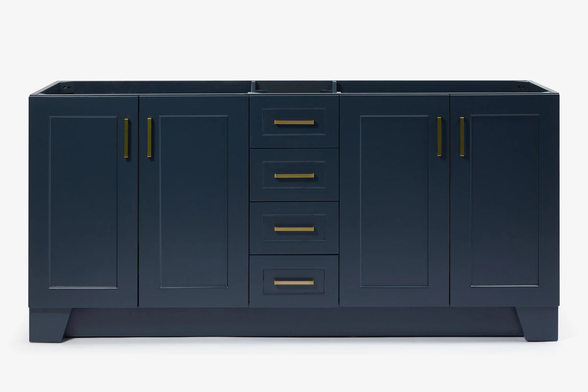 Ariel taylor (72") double sink base cabinet.