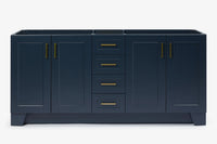 Ariel taylor (72") double sink base cabinet.