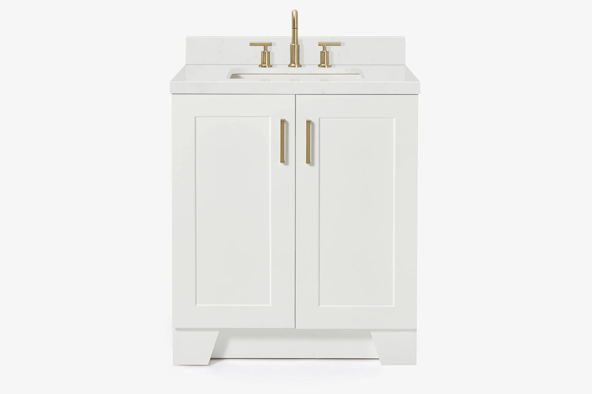 Ariel taylor (30"& 31") rectangle sink vanity with  marble countertop.