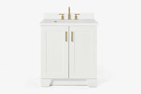 Ariel taylor (30"& 31") rectangle sink vanity with  marble countertop.