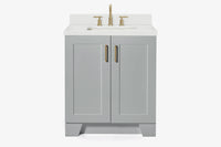 Ariel taylor (30"& 31") rectangle sink vanity with  marble countertop.