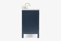 Ariel cambridge( 60 in , 61 in )  double rectangle sink vanity with Marble (0.75 in, 1.5 in, 2 in) countertop