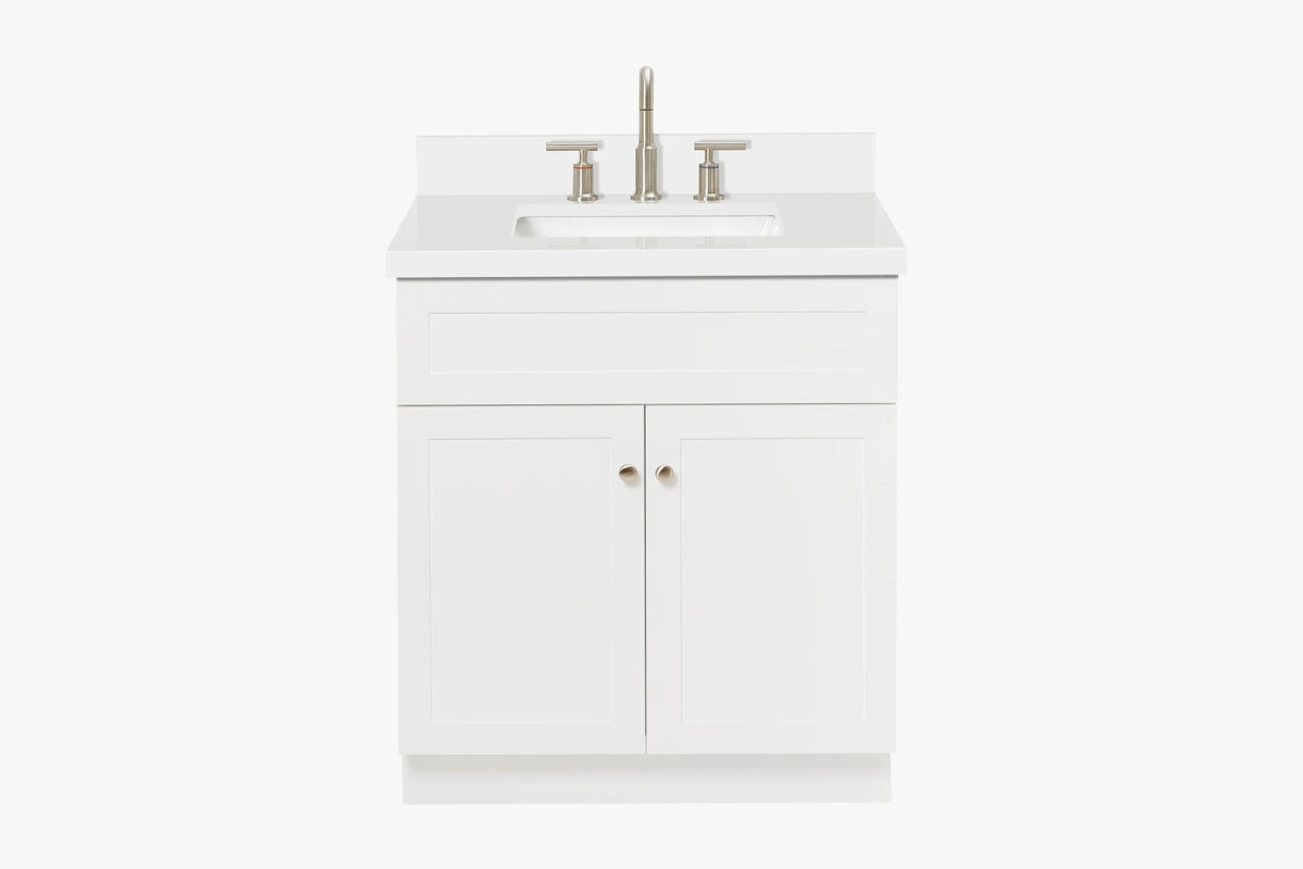 Ariel hamlet (31")rectangle sink vanity with (0.75"& 1.5") countertop.