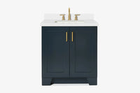 Ariel taylor (30"& 31") rectangle sink vanity with  marble countertop.
