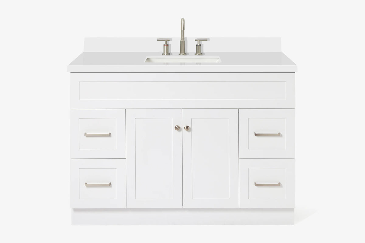 Ariel hamlet (48" &49") rectangle sink bathroom vanity countertop (1.5"& 0.75")edge