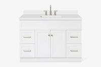 Ariel hamlet (48" &49") rectangle sink bathroom vanity countertop (1.5"& 0.75")edge