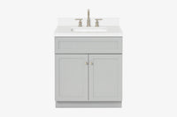 Ariel hamlet (31")rectangle sink vanity with (0.75"& 1.5") countertop.