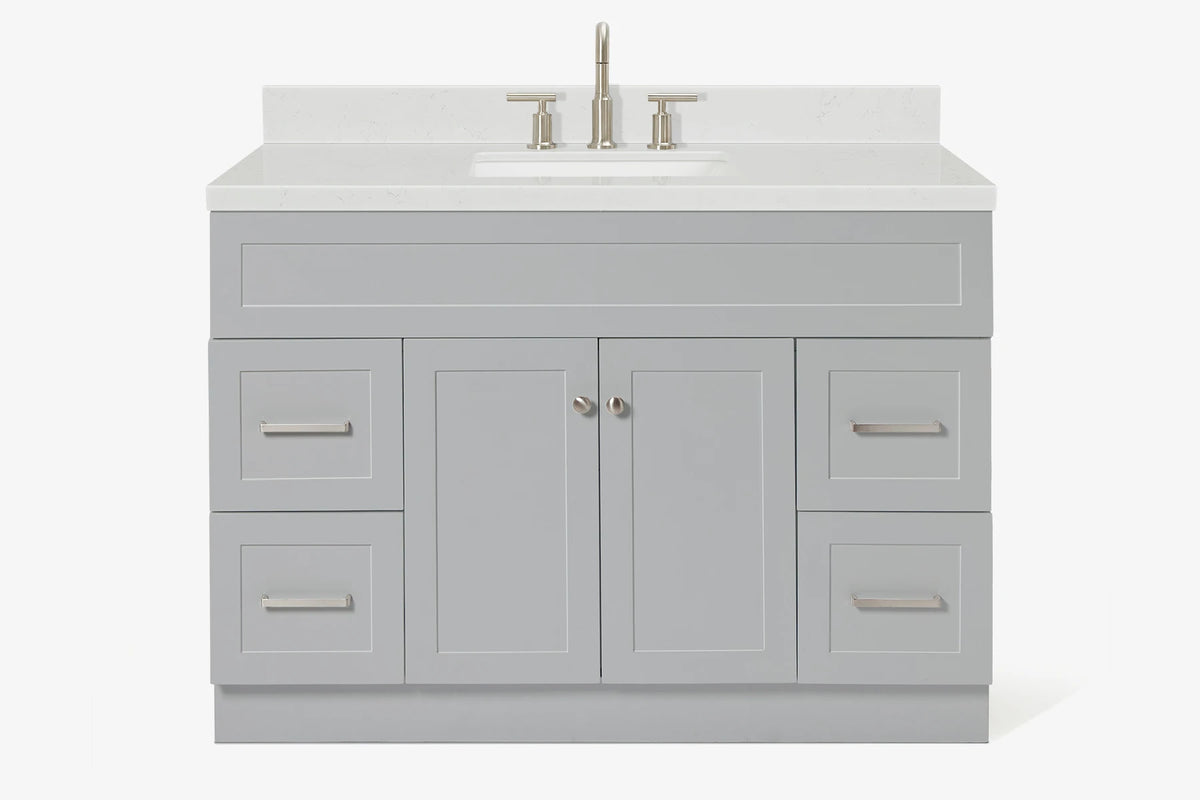 Ariel hamlet (48" &49") rectangle sink bathroom vanity countertop (1.5"& 0.75")edge