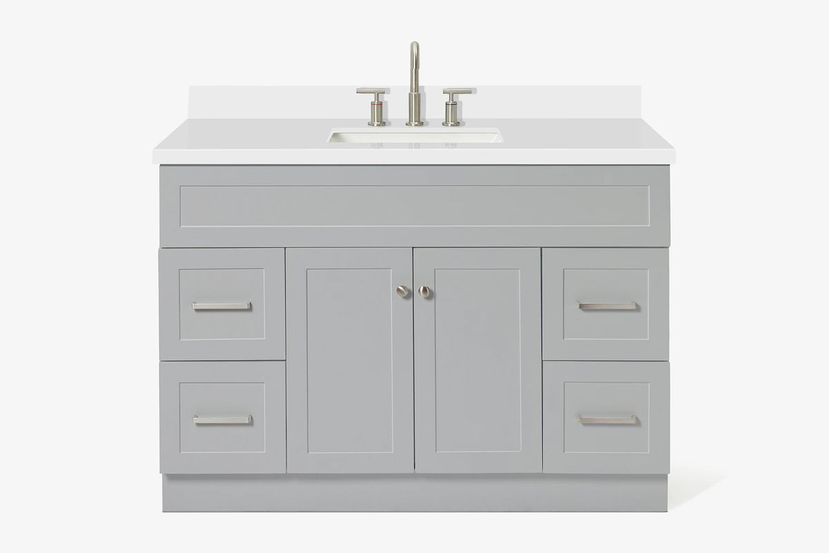 Ariel hamlet (48" &49") rectangle sink bathroom vanity countertop (1.5"& 0.75")edge
