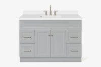 Ariel hamlet (48" &49") rectangle sink bathroom vanity countertop (1.5"& 0.75")edge