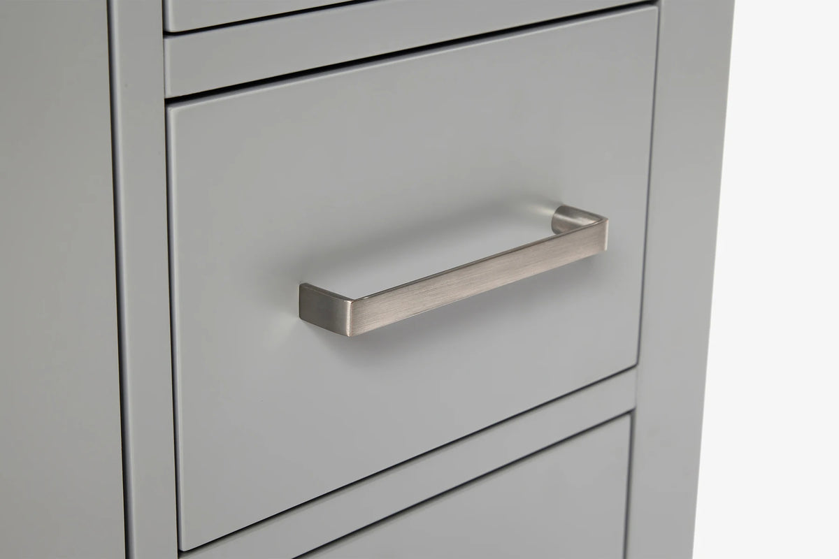 Ariel cambridge 36-37 in. left offset oval single sink vanity with (0.75,1.5,2) in countertop