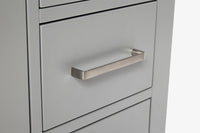 Ariel cambridge 36-37 in. left offset oval single sink vanity with (0.75,1.5,2) in countertop
