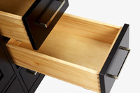 Ariel cambridge 36-37 in. left offset rectangle single sink vanity with (0.75,1.5,2) in countertop