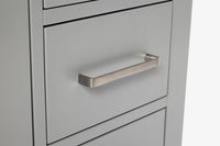 Ariel cambridge 36-37 in. left offset rectangle single sink vanity with (0.75,1.5,2) in countertop