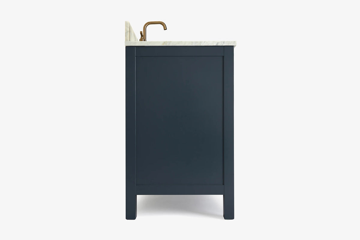 Ariel cambridge 36-37 in. left offset rectangle single sink vanity with (0.75,1.5,2) in countertop