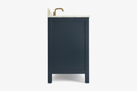 Ariel cambridge 36-37 in. left offset rectangle single sink vanity with (0.75,1.5,2) in countertop