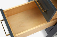Ariel cambridge 36-37 in. left offset rectangle single sink vanity with (0.75,1.5,2) in countertop