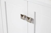 Ariel cambridge 36-37 in. left offset rectangle single sink vanity with (0.75,1.5,2) in countertop
