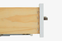Ariel cambridge 37 in. right offset rectangle single sink vanity with carrara white marble 0.75 in countertop in white