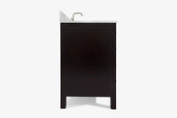 Ariel cambridge(42" & 43") single oval sink vanity with marble (0.75",1.5" & 2") in countertop