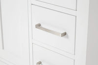 Ariel cambridge(42" & 43") single oval sink vanity with marble (0.75",1.5" & 2") in countertop