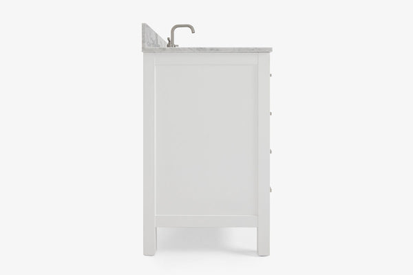 Ariel cambridge 42-43 in. single rectangle sink vanity with( 0.75, 1.5 ,2) in countertop