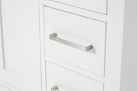 Ariel cambridge 42-43 in. single rectangle sink vanity with( 0.75, 1.5 ,2) in countertop