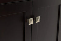 Ariel cambridge(42"&43") in. right offset oval single sink vanity with  marble (0.75",1.5"& 2") in countertop