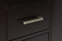 Ariel cambridge(42"&43") in. right offset oval single sink vanity with  marble (0.75",1.5"& 2") in countertop