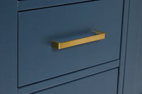 Ariel cambridge(42"&43") in. right offset oval single sink vanity with  marble (0.75",1.5"& 2") in countertop