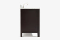 Ariel cambridge( 48"& 49") single rectangle sink  Bathroom vanity with carrara  marble (0.75 in, 1.5 in, 2 in) countertop