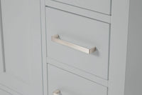 Ariel cambridge( 48"& 49") single rectangle sink  Bathroom vanity with carrara  marble (0.75 in, 1.5 in, 2 in) countertop
