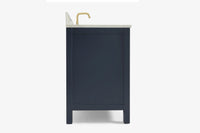 Ariel cambridge (54-55) in. single oval sink vanity with (0.75,1.5,2) in countertop
