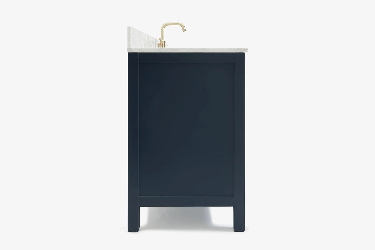 Ariel cambridge 60-61 in. single rectangle sink vanity with (0.75, 1.5, 2) in countertop