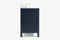 Ariel cambridge 60-61 in. single rectangle sink vanity with (0.75, 1.5, 2) in countertop