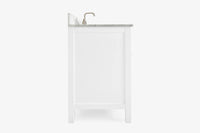 Ariel cambridge 60-61 in. single rectangle sink vanity with (0.75, 1.5, 2) in countertop