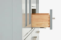 Ariel cambridge 66 inch double rectangle sink bathroom vanity with carrara white quartz countertop 1.5 edge in grey