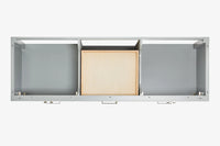 Ariel cambridge (66"&67") in double oval sink bathroom vanity with marble countertop (0.75" & 1.5").