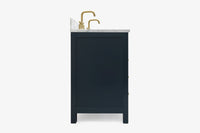 Ariel cambridge (66"&67") in double oval sink bathroom vanity with marble countertop (0.75" & 1.5").
