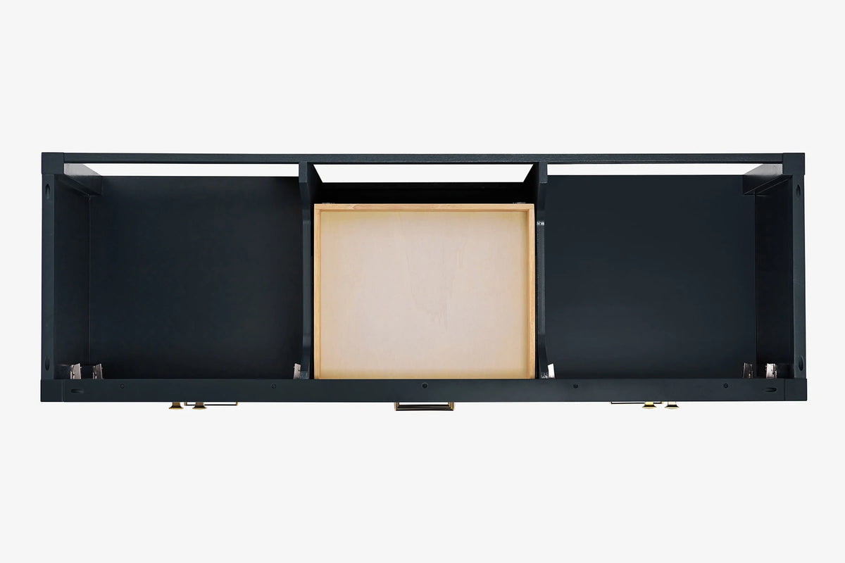 Ariel cambridge (66"&67") in double oval sink bathroom vanity with marble countertop (0.75" & 1.5").