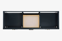 Ariel cambridge (66"&67") in double oval sink bathroom vanity with marble countertop (0.75" & 1.5").
