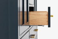 Ariel cambridge (66"&67") in double oval sink bathroom vanity with marble countertop (0.75" & 1.5").