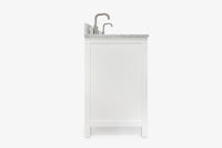 Ariel cambridge (66"&67") in double oval sink bathroom vanity with marble countertop (0.75" & 1.5").