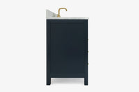 Ariel Cambridge (66" & 67") in single oval sink vanity with marble countertop (0.75" & 1.5").