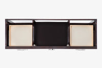 Ariel cambridge 66-67 inch single rectangle sink vanity with countertop with (0.75,1.5)in edge