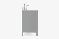 Ariel cambridge (73") double oval sink vanity set.