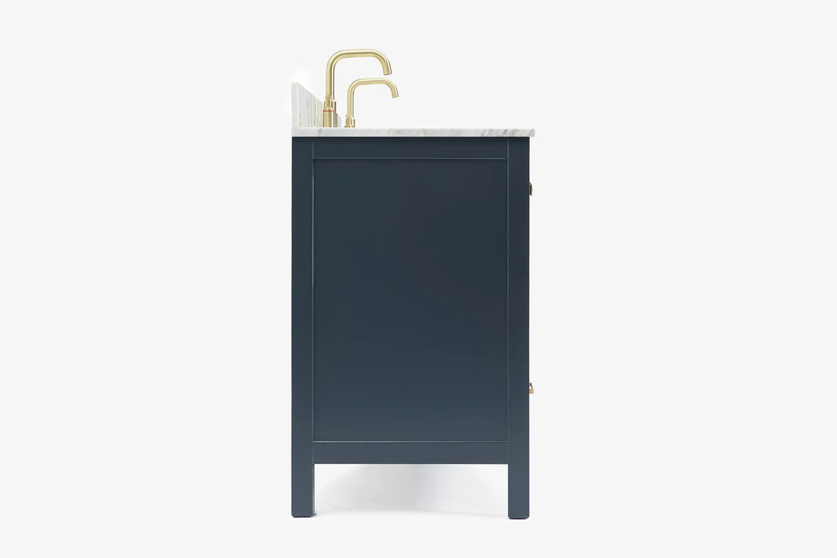 Ariel cambridge (73") double oval sink vanity set.