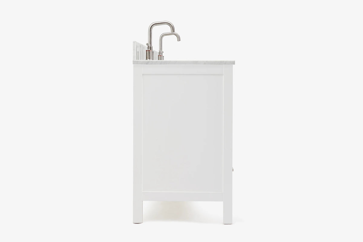 Ariel cambridge (73") double oval sink vanity set.