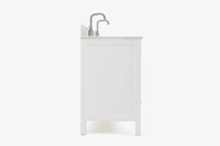 Ariel cambridge (73") double oval sink vanity set.